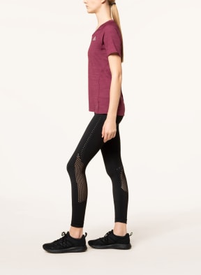 adidas 7/8 running pants AEROKNIT with mesh inserts, Color: BLACK (Image 1)