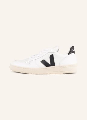 VEJA Sneaker V-10, Farbe: WEISS/ SCHWARZ (Bild 1)