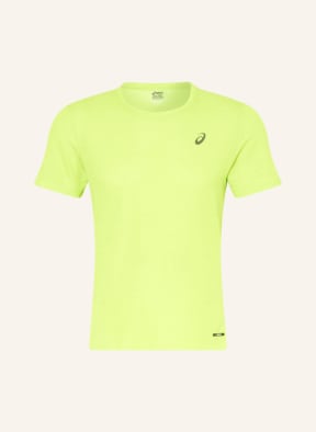 ASICS Running T-shirt VENTILATE 2.0 made of mesh, Color: NEON GREEN (Image 1)
