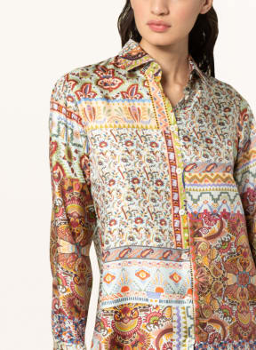 ETRO Shirt blouse in silk, Color: KHAKI/ DARK RED/ DARK ORANGE (Image 1)