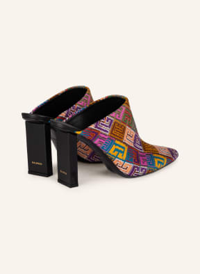 BALMAIN Mules ULLA , Farbe: BRAUN/ ROSA/ LILA (Bild 1)