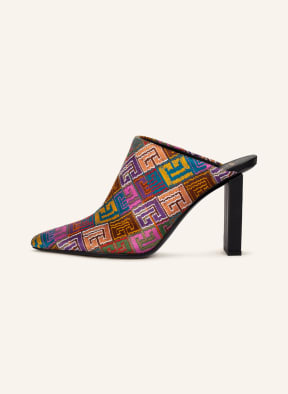 BALMAIN Mules ULLA , Farbe: BRAUN/ ROSA/ LILA (Bild 1)