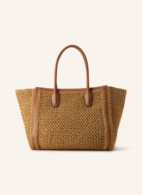 TOD'S Shopper, Color: LIGHT BROWN/ BEIGE (Image 1)