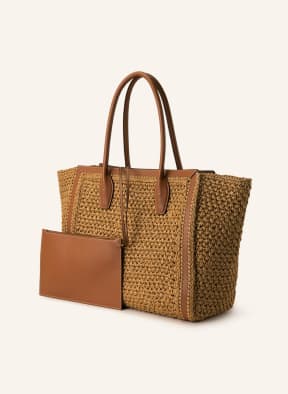 TOD'S Shopper, Color: LIGHT BROWN/ BEIGE (Image 1)