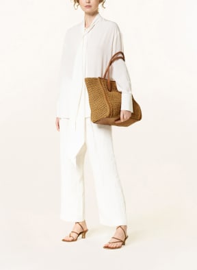TOD'S Shopper, Color: LIGHT BROWN/ BEIGE (Image 1)