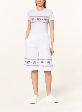 CHIARA FERRAGNI Sweat shorts , Color: WHITE (Image 1)