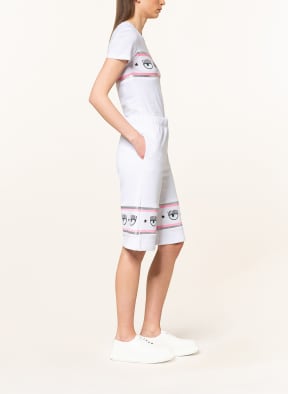 CHIARA FERRAGNI Sweat shorts , Color: WHITE (Image 1)