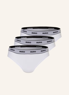 HUGO 3-pack briefs, Color: WHITE (Image 1)