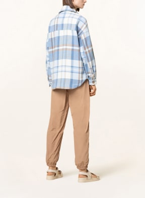 VILA Overshirt, Farbe: WEISS/ HELLBLAU/ CAMEL (Bild 1)