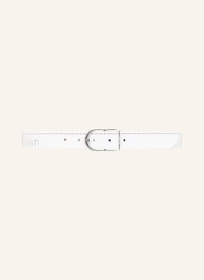 Calvin Klein Leather belt, Color: WHITE (Image 1)