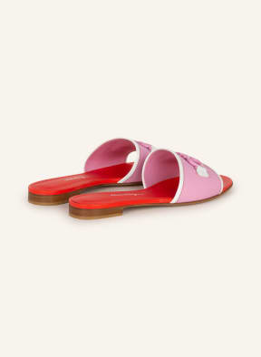 Salvatore Ferragamo Slides RHODES, Color: PINK/ WHITE (Image 1)