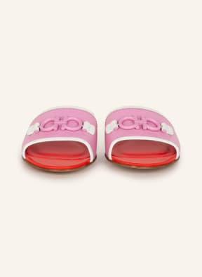 Salvatore Ferragamo Slides RHODES, Color: PINK/ WHITE (Image 1)