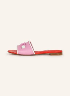 Salvatore Ferragamo Slides RHODES, Color: PINK/ WHITE (Image 1)