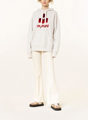 ISABEL MARANT ÉTOILE Hoodie MANSEL, Farbe: CREME/ DUNKELROT (Bild 1)