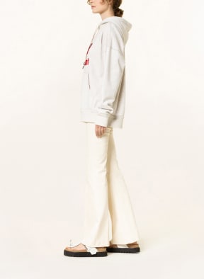 ISABEL MARANT ÉTOILE Hoodie MANSEL, Farbe: CREME/ DUNKELROT (Bild 1)