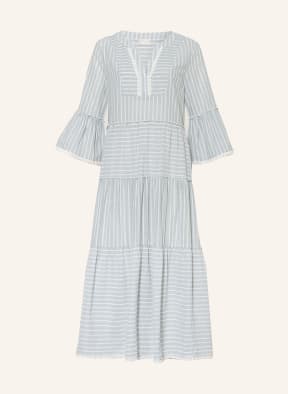 MRS & HUGS Dress with lace and 3/4 sleeves, Color: MINT/ WHITE (Image 1)