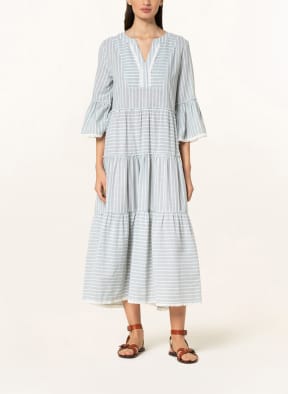 MRS & HUGS Dress with lace and 3/4 sleeves, Color: MINT/ WHITE (Image 1)