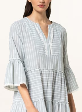 MRS & HUGS Dress with lace and 3/4 sleeves, Color: MINT/ WHITE (Image 1)
