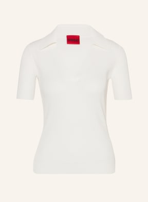 HUGO Knit shirt SOVITELLIA, Color: ECRU (Image 1)