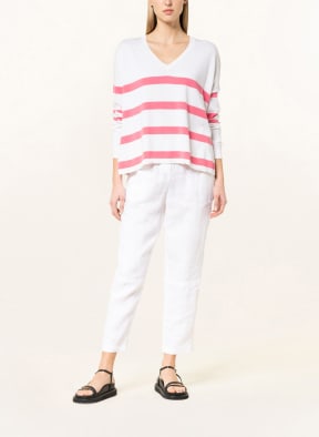 darling harbour Pullover, Farbe: WEISS/ ROSA (Bild 1)