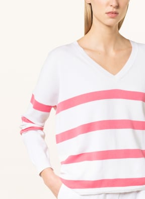 darling harbour Pullover, Farbe: WEISS/ ROSA (Bild 1)