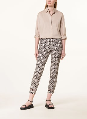 CAMBIO 7/8 pants ROS, Color: BEIGE/ BLACK/ ECRU (Image 1)