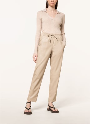RAFFAELLO ROSSI Trousers SANELA in jogger style, Color: BEIGE (Image 1)