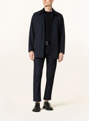 STROKESMAN'S Coat with removable trim , Color: DARK BLUE (Image 1)