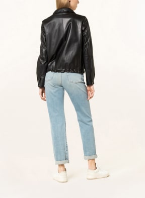 MILESTONE Leather jacket SOLEY, Color: BLACK (Image 1)