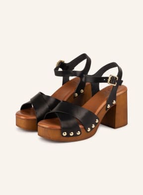 È MIA Sandals, Color: BLACK (Image 1)