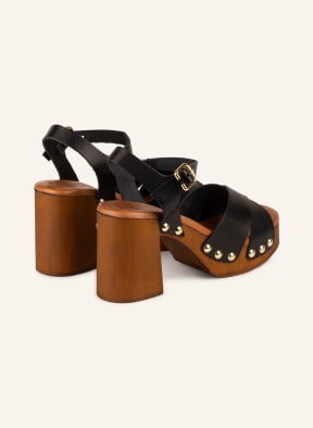È MIA Sandals, Color: BLACK (Image 1)