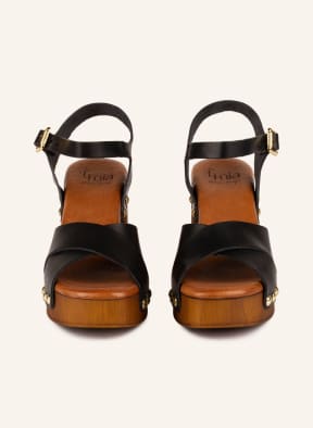 È MIA Sandals, Color: BLACK (Image 1)