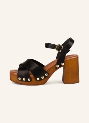 È MIA Sandals, Color: BLACK (Image 1)