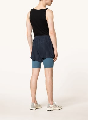 7 DAYS ACTIVE 2-in-1 shorts AGASSI, Color: DARK BLUE/ TEAL (Image 1)