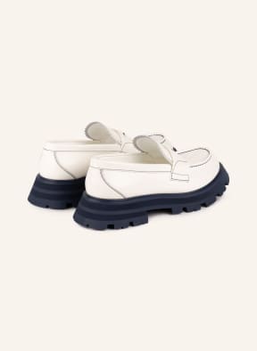 Alexander McQUEEN Penny loafers, Color: WHITE (Image 1)