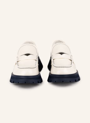 Alexander McQUEEN Penny loafers, Color: WHITE (Image 1)