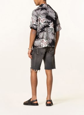 AMIRI Resort shirt in silk, Color: BLACK/ ECRU/ DARK BROWN (Image 1)