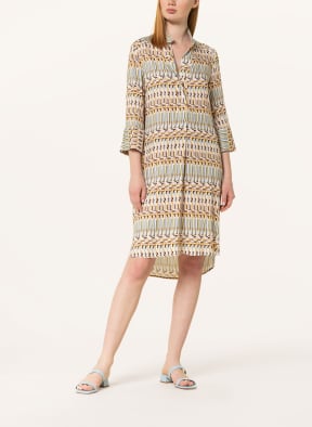 dea kudibal Jersey dress KAMILLE with 3/4 sleeve, Color: LIGHT BLUE/ YELLOW/ LIGHT PURPLE (Image 1)