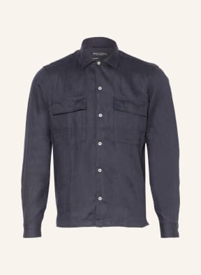 Marc O'Polo Linen overshirt, Color: DARK BLUE (Image 1)