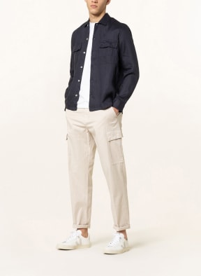 Marc O'Polo Linen overshirt, Color: DARK BLUE (Image 1)
