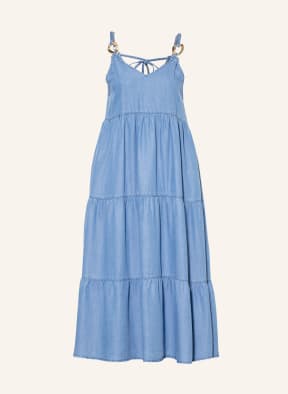 PATRIZIA PEPE Kleid in Jeansoptik, Farbe: HELLBLAU (Bild 1)