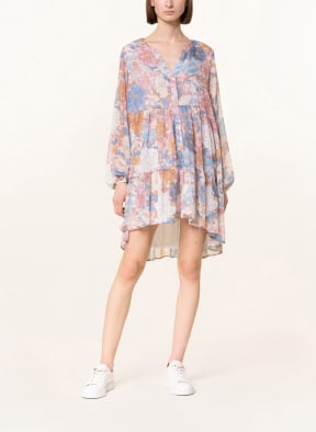 mavi Shirt dress, Color: LIGHT BLUE/ PINK/ LIGHT ORANGE (Image 1)