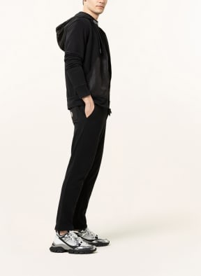 MONCLER Sweatpants in mixed materials, Color: BLACK (Image 1)