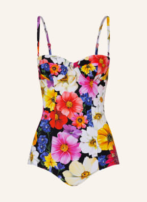 DOLCE & GABBANA Underwire swimsuit, Color: BLACK/ RED/ YELLOW (Image 1)