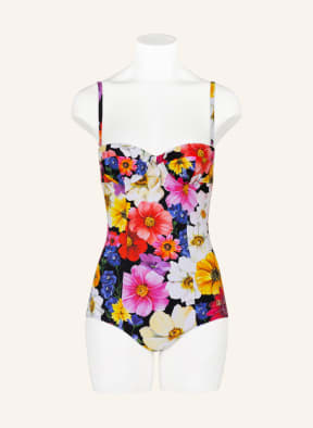 DOLCE & GABBANA Underwire swimsuit, Color: BLACK/ RED/ YELLOW (Image 1)