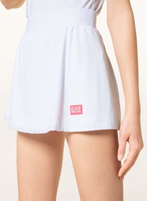 EA7 EMPORIO ARMANI Tennis skirt with mesh, Color: WHITE (Image 1)