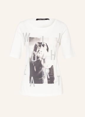 MARC AUREL T-Shirt mit Schmucksteinen, Farbe: WEISS (Bild 1)