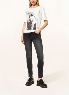 MARC AUREL T-Shirt mit Schmucksteinen, Farbe: WEISS (Bild 1)