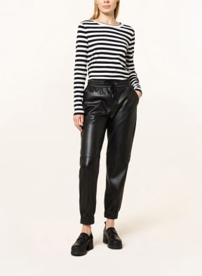 MARC AUREL Longsleeve, Farbe: SCHWARZ/ WEISS (Bild 1)