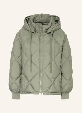 MARC AUREL Steppjacke mit abnehmbaren Ärmeln, Farbe: HELLGRÜN (Bild 1)